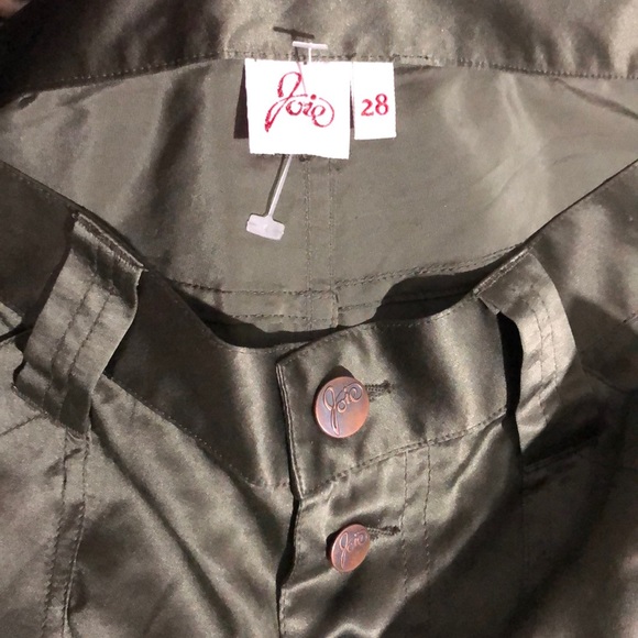 ANTHRO JOIE Silk So Real Army Cargo Utility Pants - Picture 5 of 9